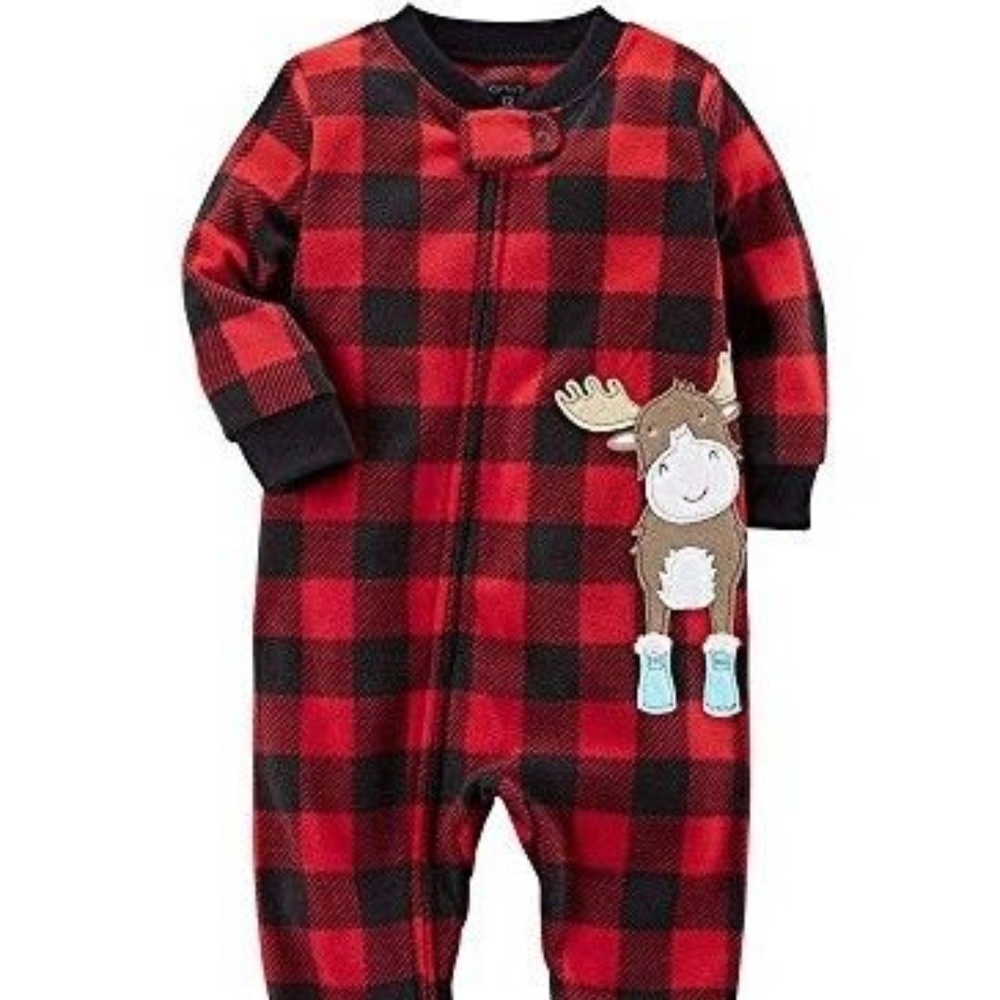 Carter's Boys 1 Pc Fleece 3T Pajamas PJ's